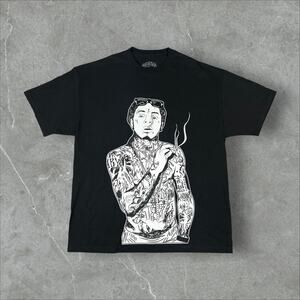 Lil Wayne One Eight Seven Secret Society AOP Size 2XL Black Short Sleeve T-Shirt
